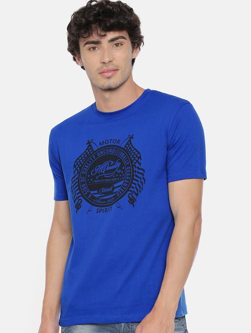 blue printed t-shirt - 17530916 - Very Small Image - 1