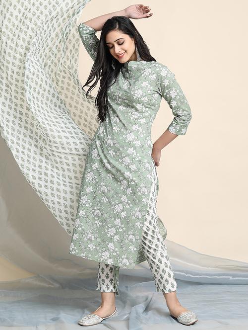 floral suit set - 17533615 - Very Small Image - 1