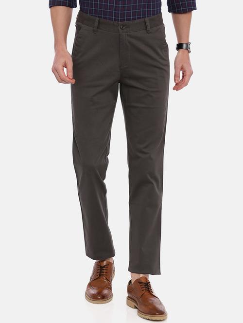 grey solid chinos - 17534758 - Very Small Image - 1