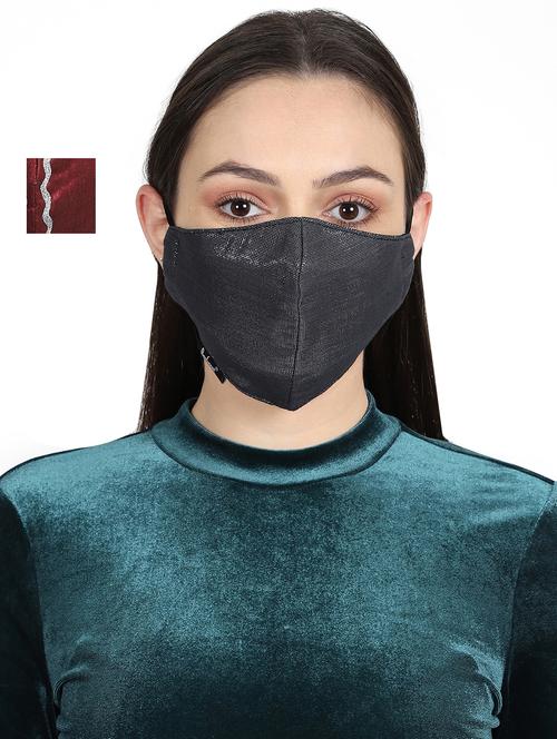multi colored null anti-pollution women mask (pack of 2) - 17534968 - Very Small Image - 1