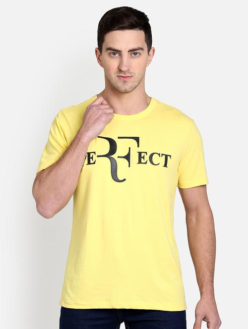 yellow printed t-shirt - 17536152 - Very Small Image - 1