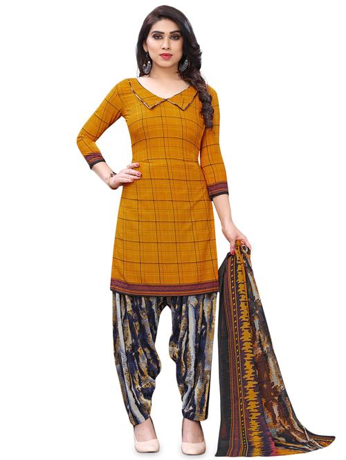 printed unstitched suit - 17536794 - Very Small Image - 1