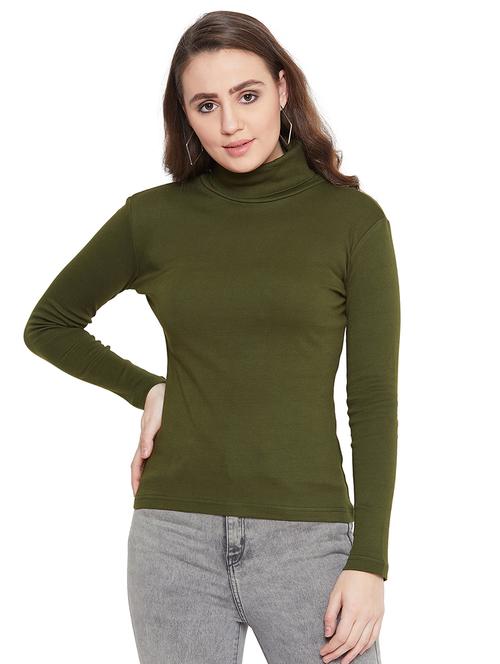 turtle neck ribbed tee - 17537246 - Very Small Image - 1