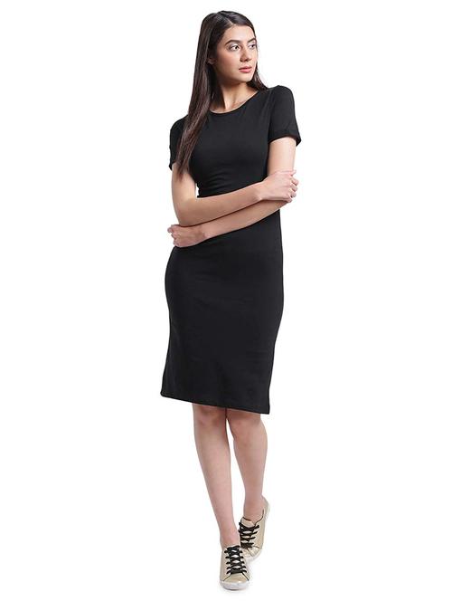 women's bodycon solid dress - 17537871 - Very Small Image - 1