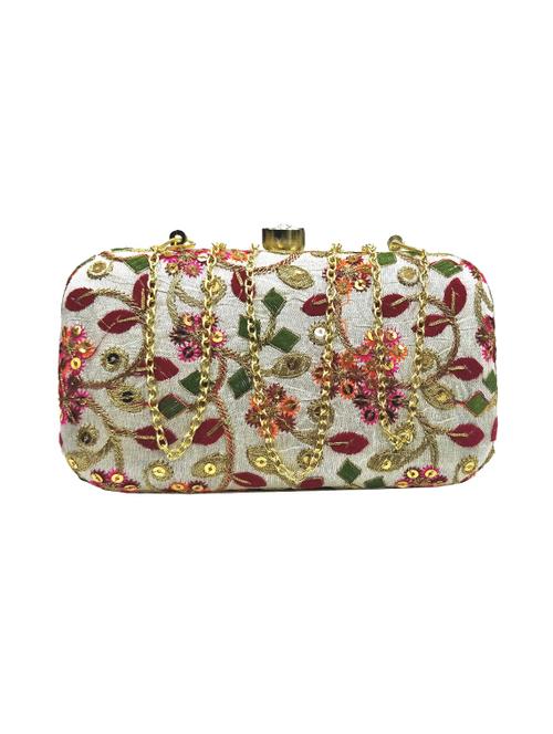 multi colored metal box clutch - 17538521 - Very Small Image - 1