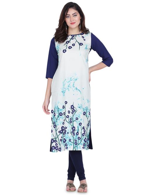 digital print straight kurta - 17539023 - Very Small Image - 1