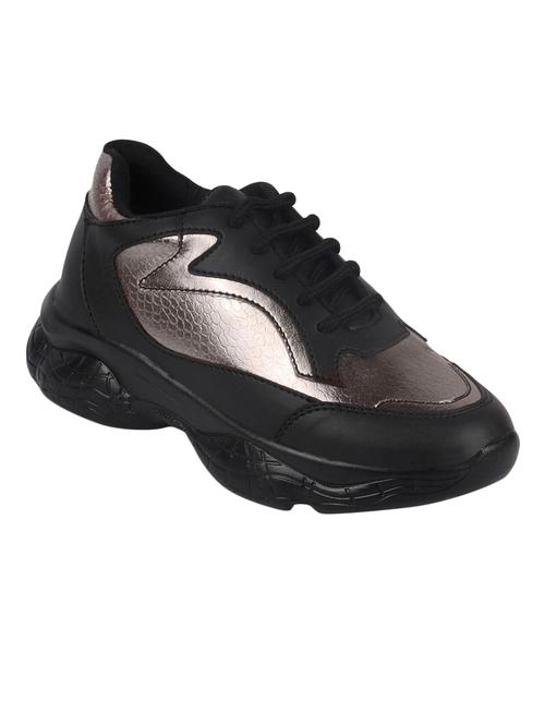 black lace-up sports shoes - 17539856 - Very Small Image - 1