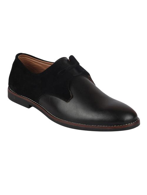 black leather laceup oxfords - 17539867 - Very Small Image - 1