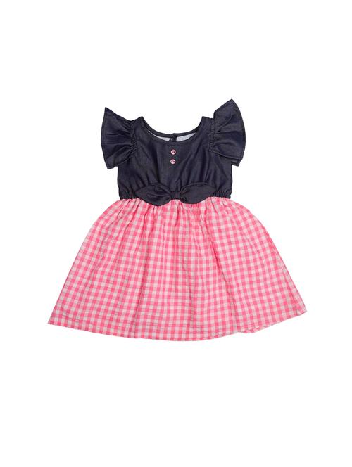pink checked frock - 17543624 - Very Small Image - 1