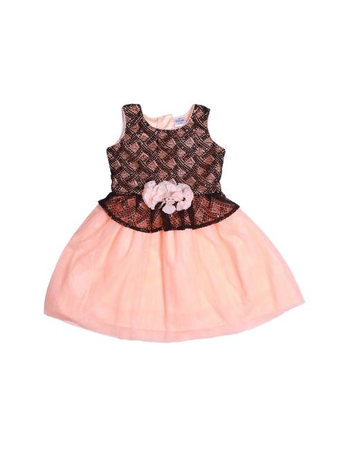 pink printed frock - 17543637 - Very Small Image - 1