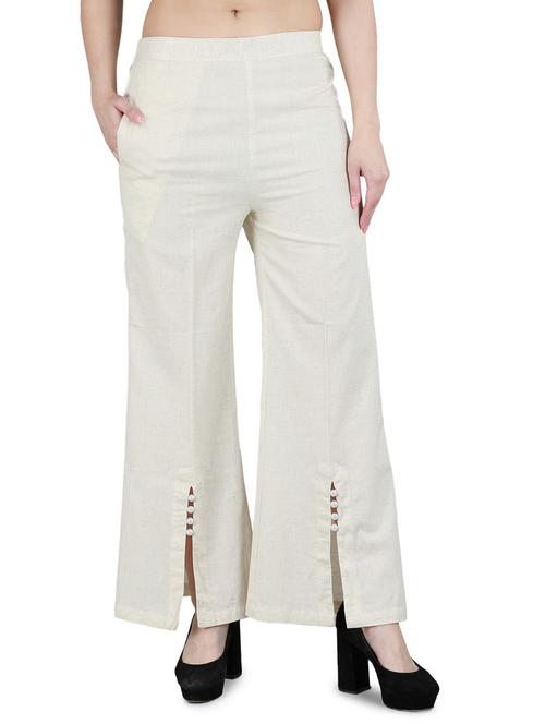 vent hem solid  palazzo - 17543652 - Very Small Image - 1