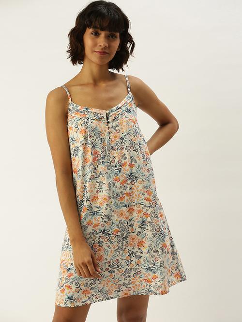 cami neck printed sleepshirt  - 17545752 - Very Small Image - 1