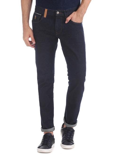 blue plain denim jeans  - 17546454 - Very Small Image - 1