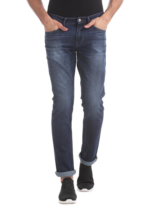 blue light washed denim jean - 17546507 - Very Small Image - 1