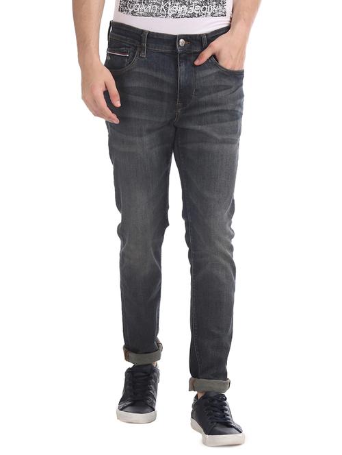 black light washed  denim jean - 17546518 - Very Small Image - 1
