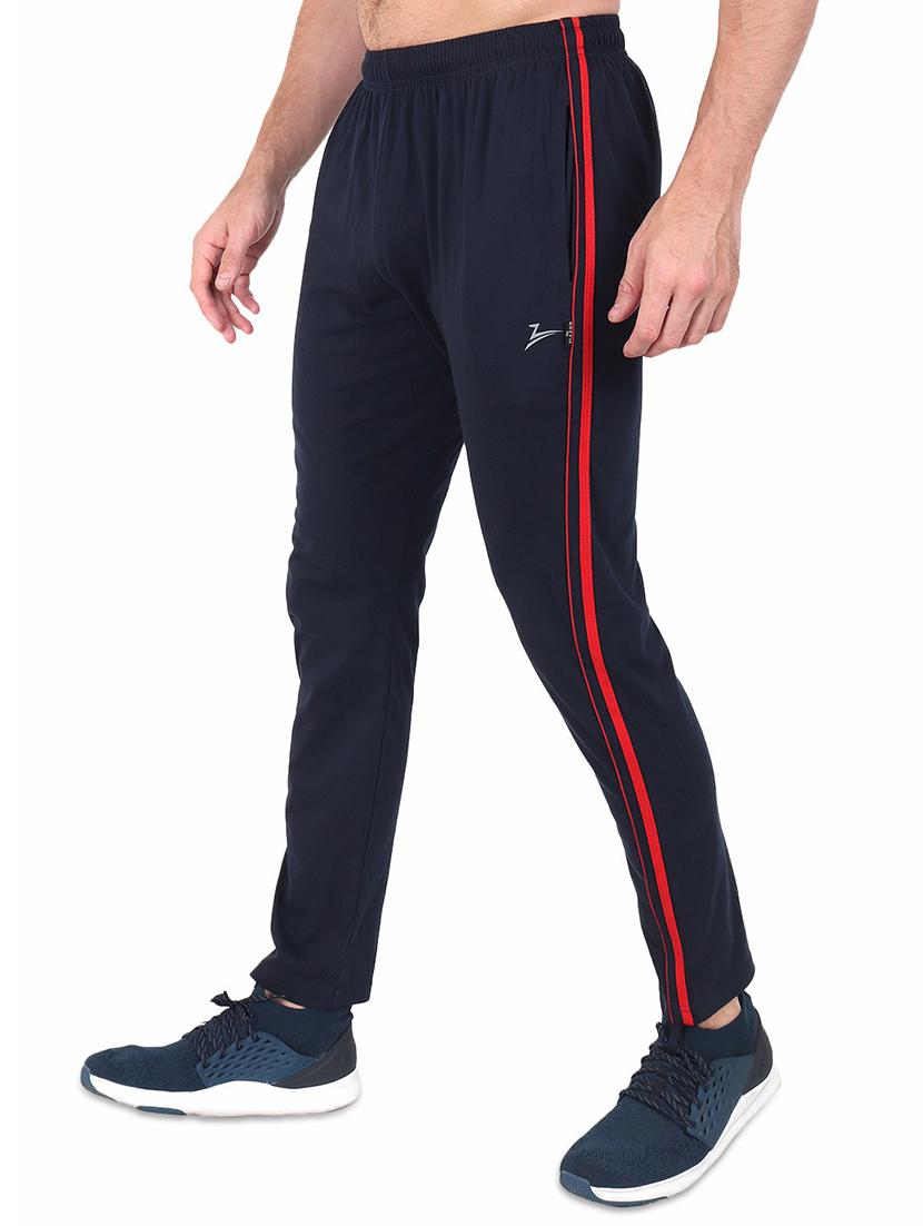 grey and navy blue set of 2 full length track pant - 17548065 - Zoom Image - 2