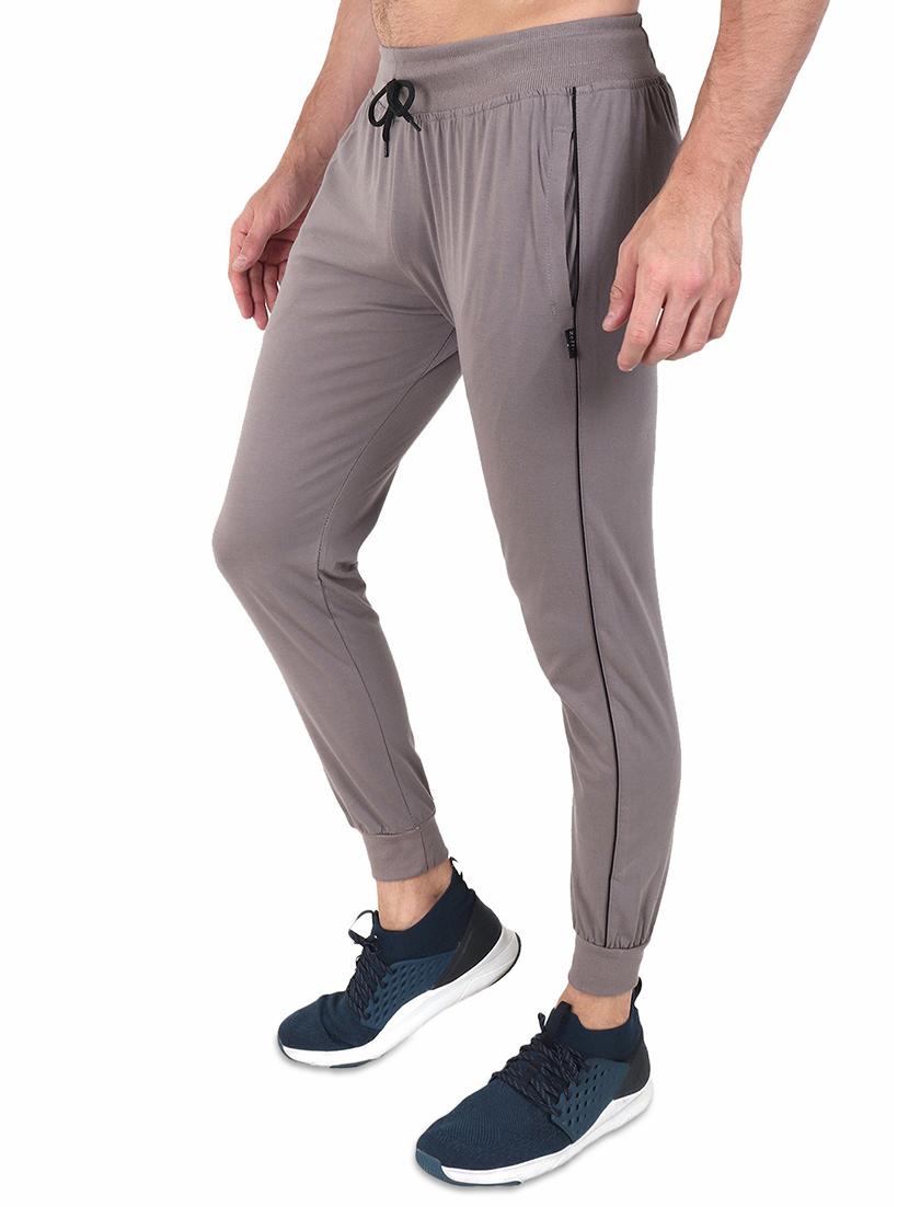 grey and brown set of 2 full length track pant - 17548066 - Standard Image - 5