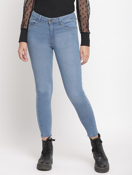 stone washed denim jeans  - 17549064 - Very Small Image - 1