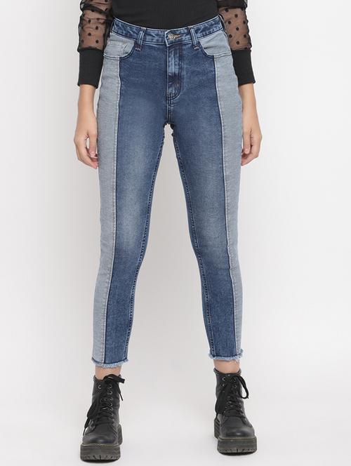 stone washed denim jeans  - 17549084 - Very Small Image - 1