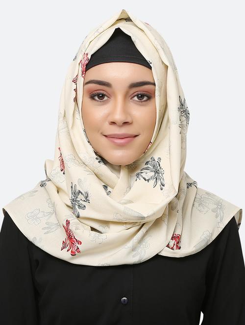 yellow rayon scarf - 17550561 - Very Small Image - 1