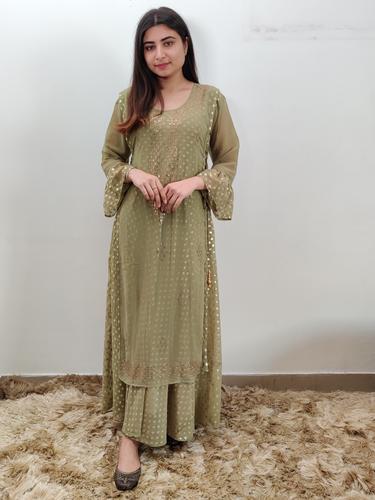 green designer layer kurti  - 17554737 - Very Small Image - 1
