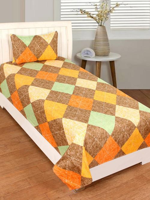 1 supersoft single bedsheet with 1 pillow cover - 17554978 - Very Small Image - 1