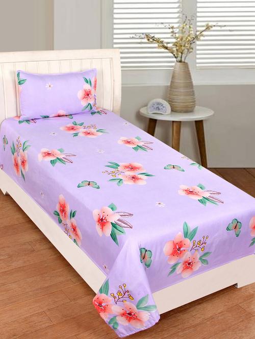 1 supersoft single bedsheet with 1 pillow cover - 17554984 - Very Small Image - 1
