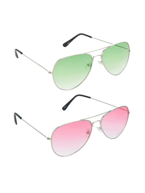 non polarized lens new stylish & eye protection sunglasses combo goggles latest model optical shades chasma for men & women - 17556003 - Very Small Image - 1