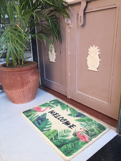 shop by room 1 piece wire mesh antislip entrance door mat ( synthetic material ) - 35 cm x 55 cm - 17558751 - Very Small Image - 1