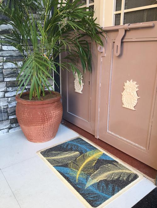 shop by room 1 piece wire mesh antislip entrance door mat ( synthetic material ) - 35 cm x 55 cm - 17558752 - Very Small Image - 1