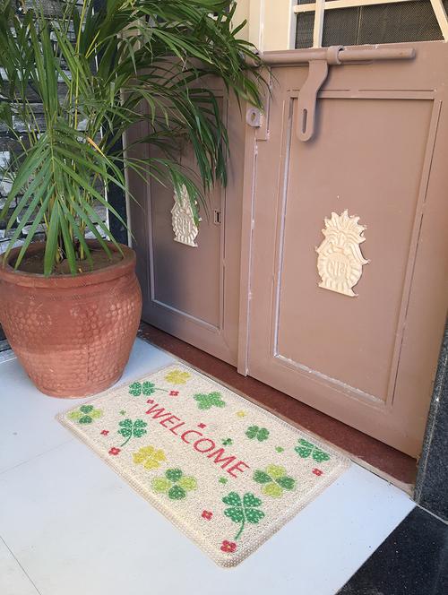 shop by room 1 piece wire mesh antislip entrance door mat ( synthetic material ) - 35 cm x 55 cm - 17558753 - Very Small Image - 1