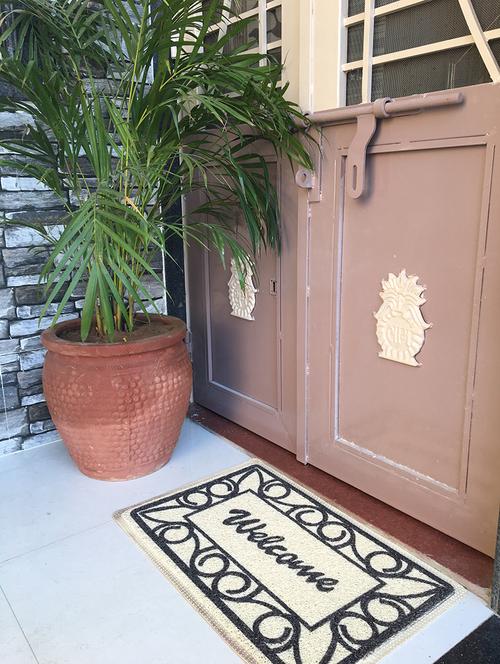 shop by room 1 piece wire mesh antislip entrance door mat ( synthetic material ) - 35 cm x 55 cm - 17558754 - Very Small Image - 1