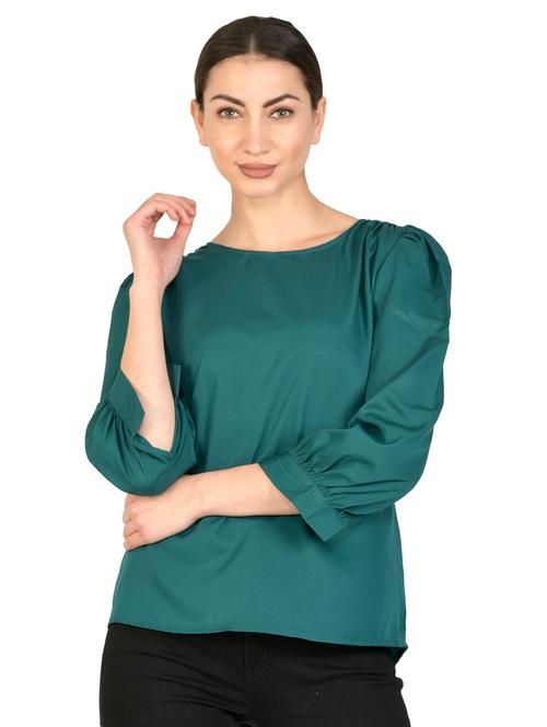 boat neck solid top  - 17559272 - Very Small Image - 1