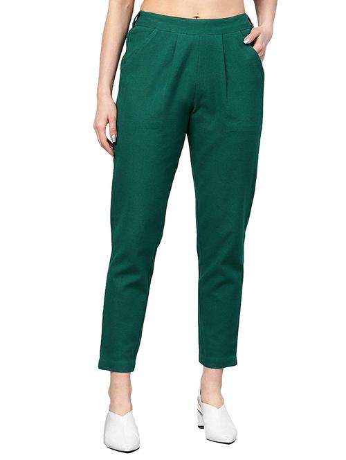 mid rise pleated trouser - 17563055 - Very Small Image - 1