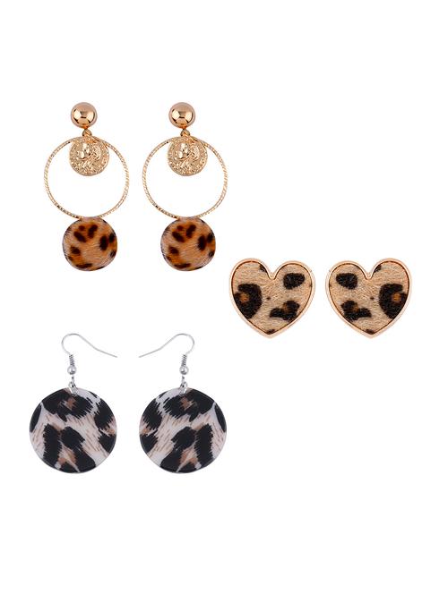 multi colored metal drop earrings - 17563829 - Very Small Image - 1