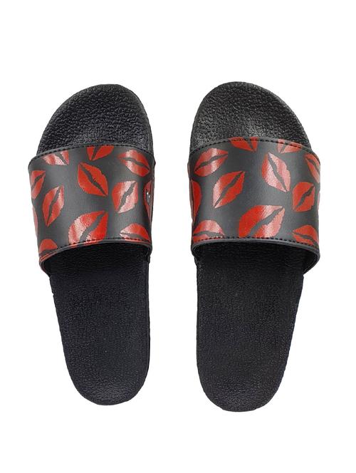 black slip on  flip flop - 17565622 - Very Small Image - 1
