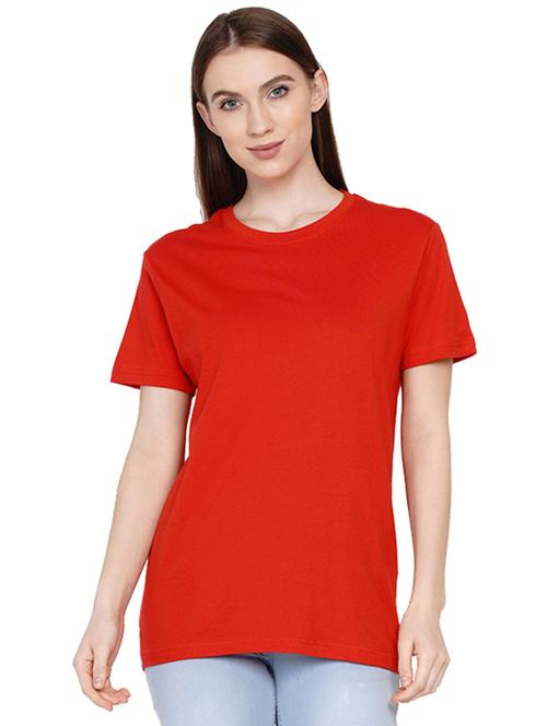 round neck solid tee  - 17565822 - Very Small Image - 1