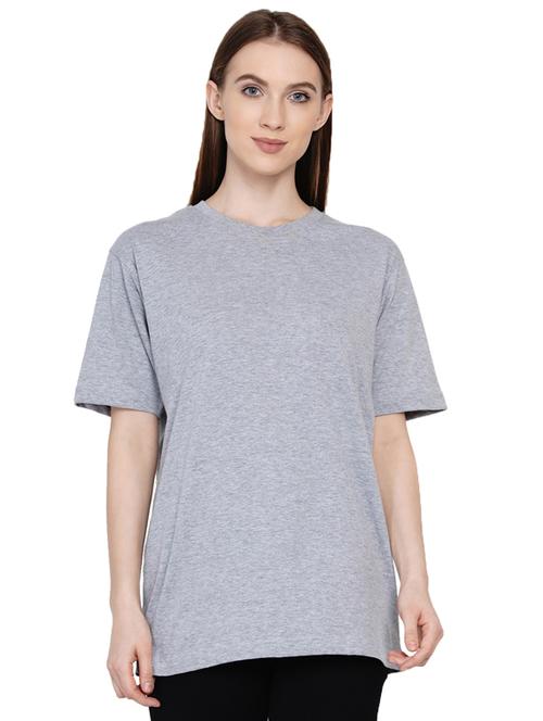 round neck solid tee  - 17565823 - Very Small Image - 1