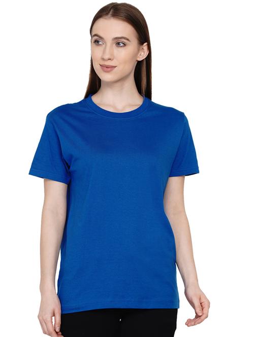 round neck solid tee  - 17565825 - Very Small Image - 1