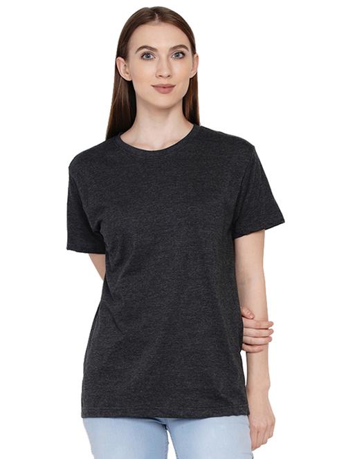 round neck solid tee  - 17565826 - Very Small Image - 1