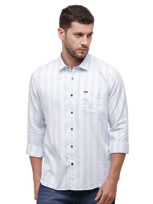 white striped casual shirt - 17566359 - Very Small Image - 1