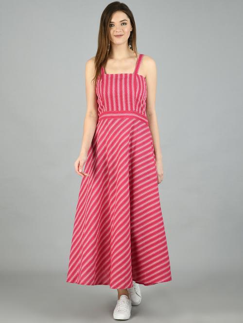 printed maxi dress - 17566547 - Very Small Image - 1