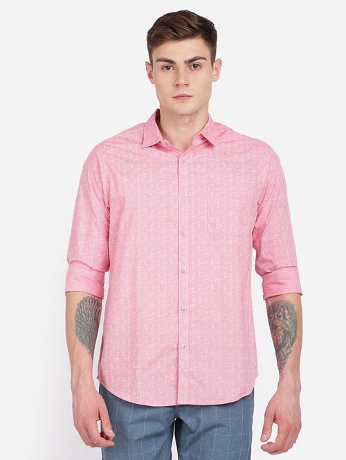 pink printed casual shirt - 17568067 - Very Small Image - 1