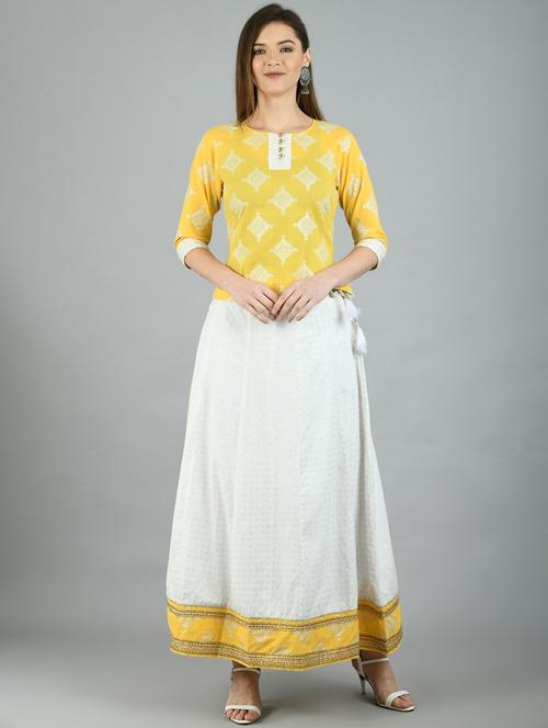 printed flared lehenga - 17568183 - Very Small Image - 1