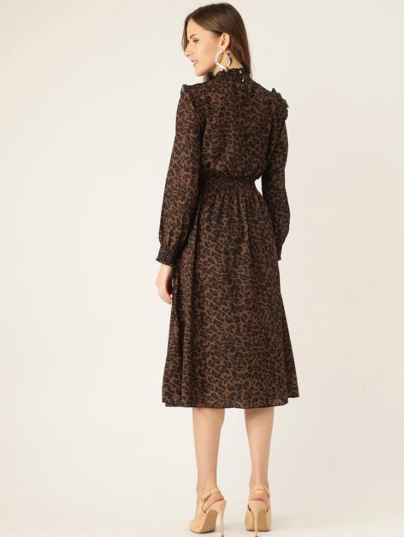 women's self design dress - 17568655 - Zoom Image - 2