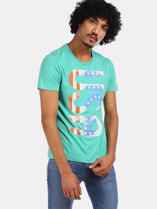 blue printed t-shirt - 17569925 - Very Small Image - 1