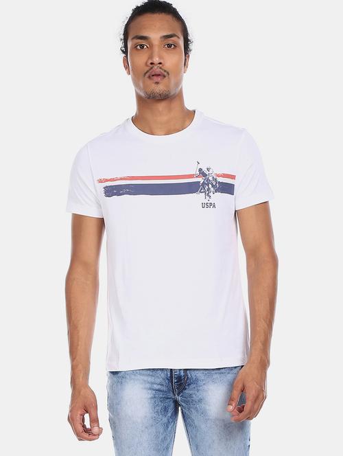 white printed t-shirt - 17570084 - Very Small Image - 1