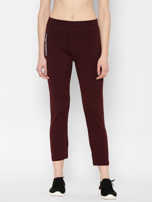 Mid Rise Solid Track Pant - 17570670 - Very Small Image - 1