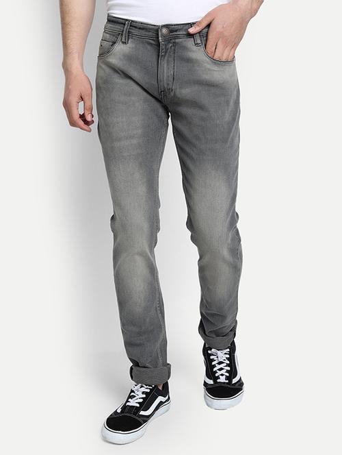 grey light washed denim jeans - 17572831 - Very Small Image - 1