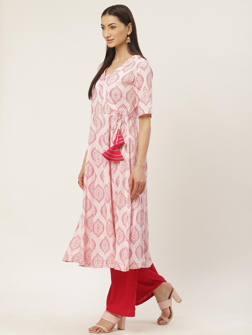 women's angrakha kurta - 17573401 - Standard Image - 2